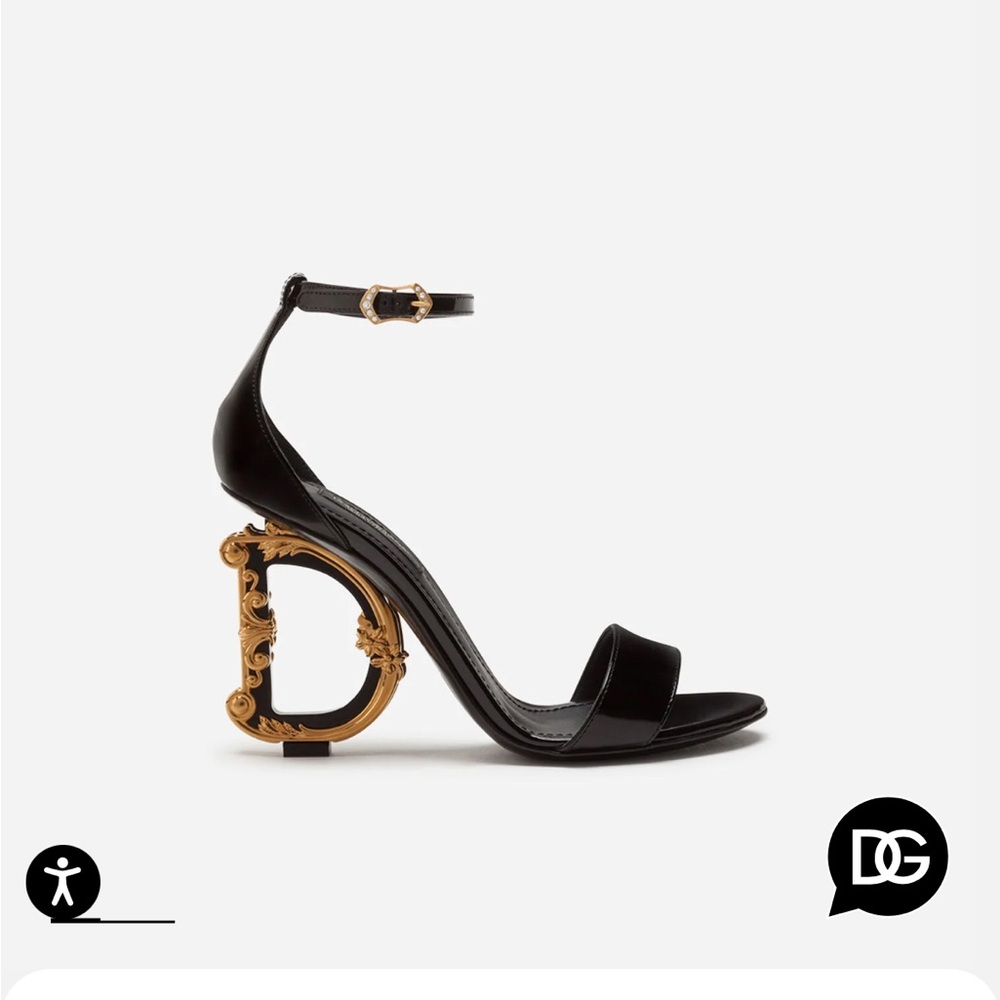Dolce & Gabbana Women's D&G Sculpted High Heel Sandals